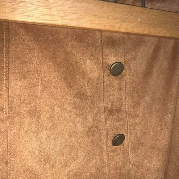 2 for $20 Monteau Suede Skirt - Picture 2 of 3